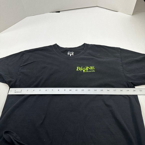 Bone Collector Men's Size Large Short Sleeve Tee Shirt Black Preowned - Picture 8 of 11